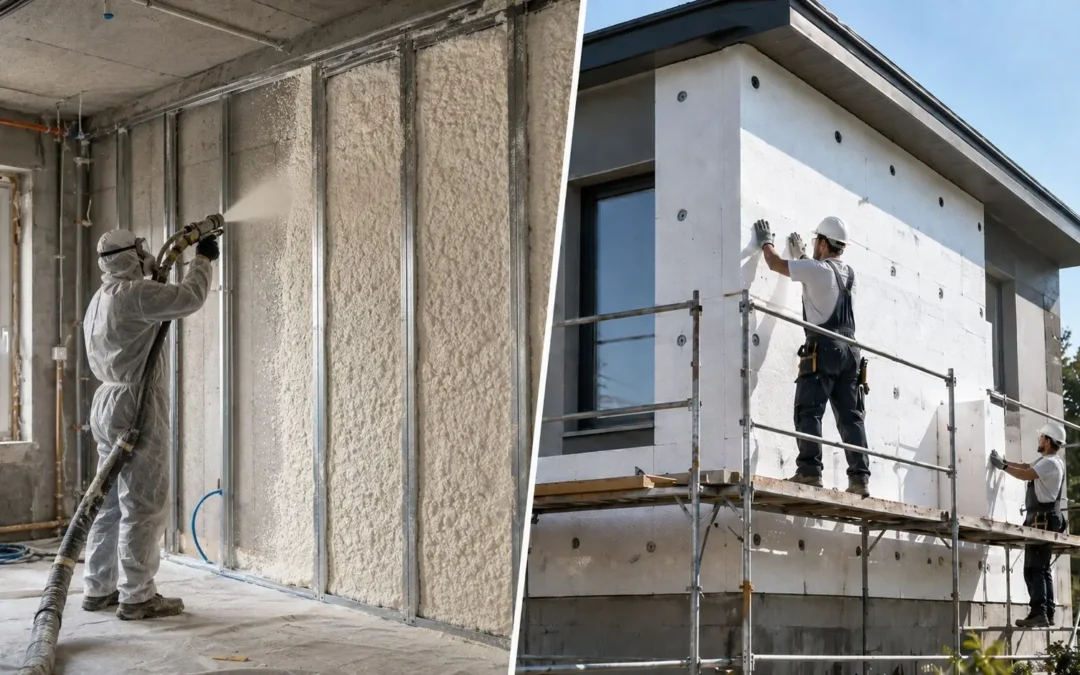 Aislamiento térmico interior vs aislamiento térmico exterior: ¿cuál elegir?