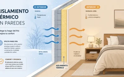 Aislamiento térmico en paredes: cómo evitar el efecto “pared fría” en una habitación